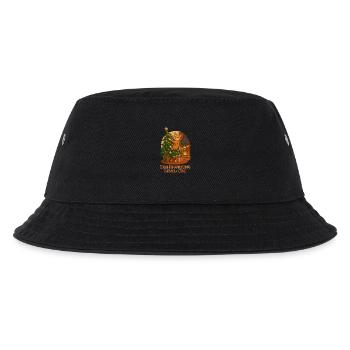 Cat decorates Christmas tree - Kids’ Bucket Hat - black - Front