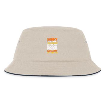 Tut Mir Leid, Dass Ich Zu Spät Komme. - Kinder Bucket Hat - Natur/Navy - Vorne