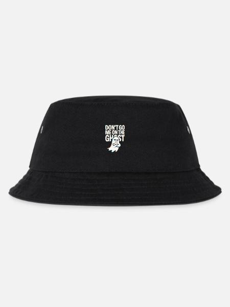 Denglisch Lustig Spruch Dont go me one the Ghost - Kinder Bucket Hat - Schwarz