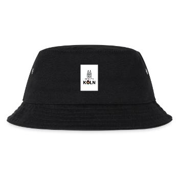 Köln Kompass 50°N 7°E Skyline - Kinder Bucket Hat - Schwarz - Vorne