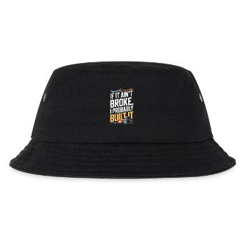  Wenn Es Nicht Kaputt Ist, Habe Ich Es - Kinder Bucket Hat - Schwarz - Vorne