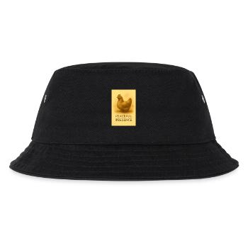 Stille Hühnerpräsenz - Kinder Bucket Hat - Schwarz - Vorne