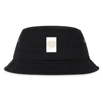 FUELED BY PROTEIN AND RAGE - Kids’ Bucket Hat - black - Front