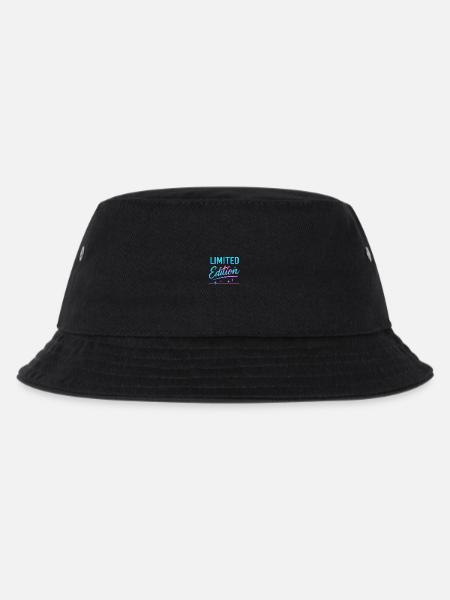 Limitierte Edition Neon Glanz - Kinder Bucket Hat - Schwarz