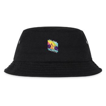 Rarely Wheelless – Road Bike Design Colorblocking - Kids’ Bucket Hat - black - Front