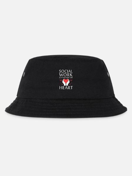 Sozialarbeiterin Sozialpädagoge Sozialarbeiter - Kinder Bucket Hat - Schwarz