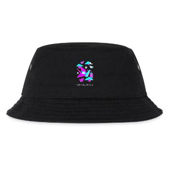 Unfolding 6 Origami Kranich - Kinder Bucket Hat - Schwarz - Vorne
