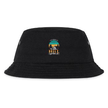 BMX Fahrrad Spruch bmx biker - Kinder Bucket Hat - Schwarz - Vorne