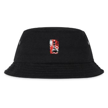 Roi des échecs – Motif de stratégie grunge - Bob Enfant - noir - Devant
