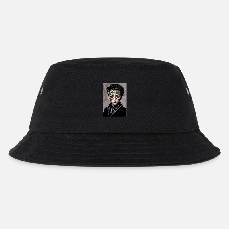 Steampunk Boy 03 - Kinder Bucket Hat - Schwarz