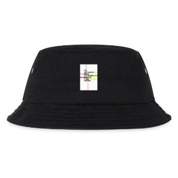 It’s Not About Ideas It’s About Making Them Happen - Kinder Bucket Hat - Schwarz - Vorne
