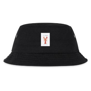 Le Homard Club reduziertes Hummer Design France - Kinder Bucket Hat - Schwarz - Vorne