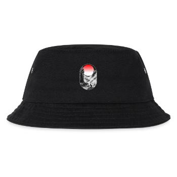 Silent Valley | Orientalische Tiefennaturmalerei - Kinder Bucket Hat - Schwarz - Vorne