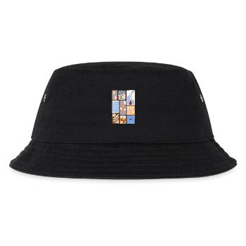 Abstract Botanical Patterns - Kids’ Bucket Hat - black - Front