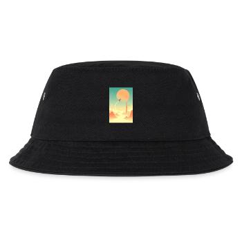 Erste Reisen jenseits ferner Horizonte - Kinder Bucket Hat - Schwarz - Vorne