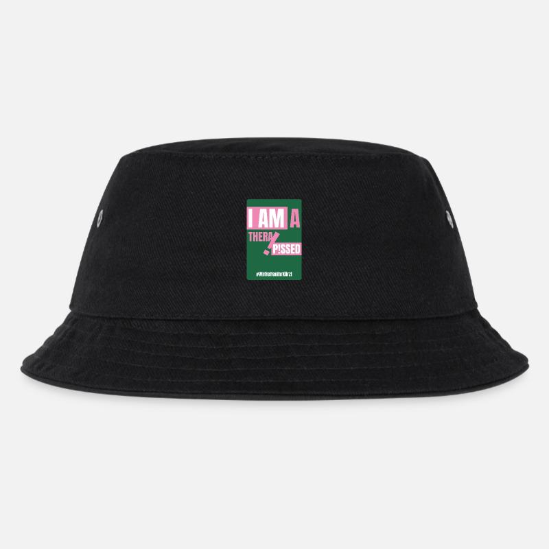 PSYCHO_01 - Kinder Bucket Hat - Schwarz