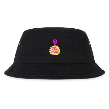 GIRL POWER – CŒUR DE FORCE ! ♀ SŒURS FILLES - Bob Enfant - noir - Devant