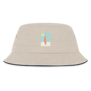 Brandung - Kinder Bucket Hat - Natur/Navy - Vorne