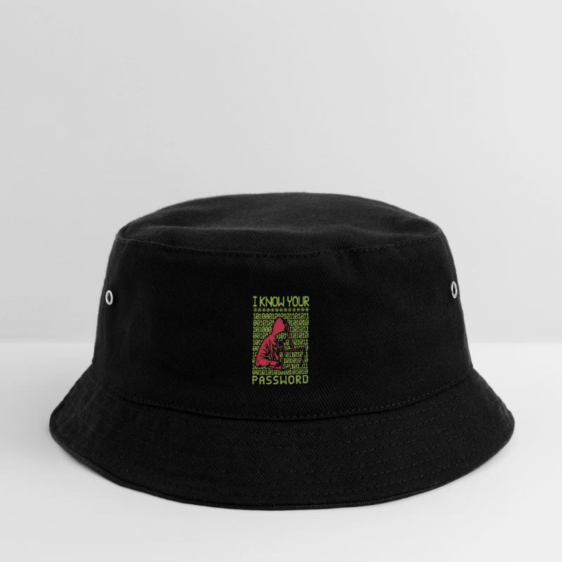 Hacker Hacking Programmer Linux Password Hacker Kids’ Bucket Hat