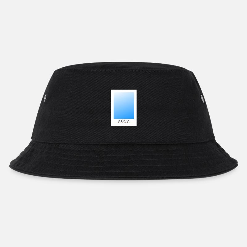 Aqua - Kinder Bucket Hat - Schwarz