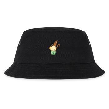Mignonne conception de cupcakes pour chats, nourriture Kawaii pour chats drôle - Bob Enfant - noir - Devant