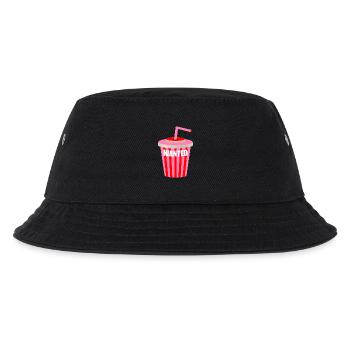 Milchshake gewünscht - Kinder Bucket Hat - Schwarz - Vorne