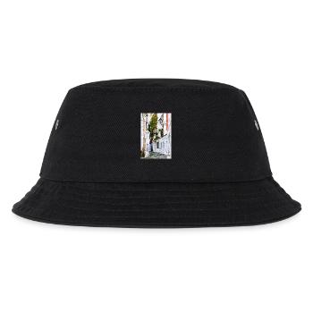 Beautiful city of Cadaques in Spain - Kids’ Bucket Hat - black - Front