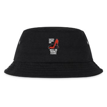 Success Sounds Like Heels - Business Skyline - Kinder Bucket Hat - Schwarz - Vorne