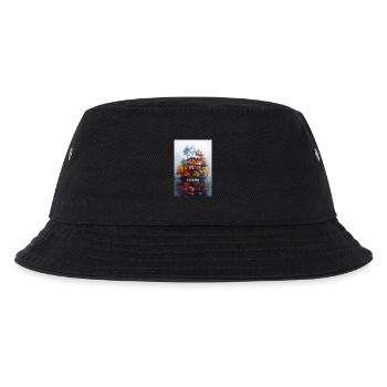 NO ADDRESS NEEDED - Modern Autumn Island Villa - Kids’ Bucket Hat - black - Front