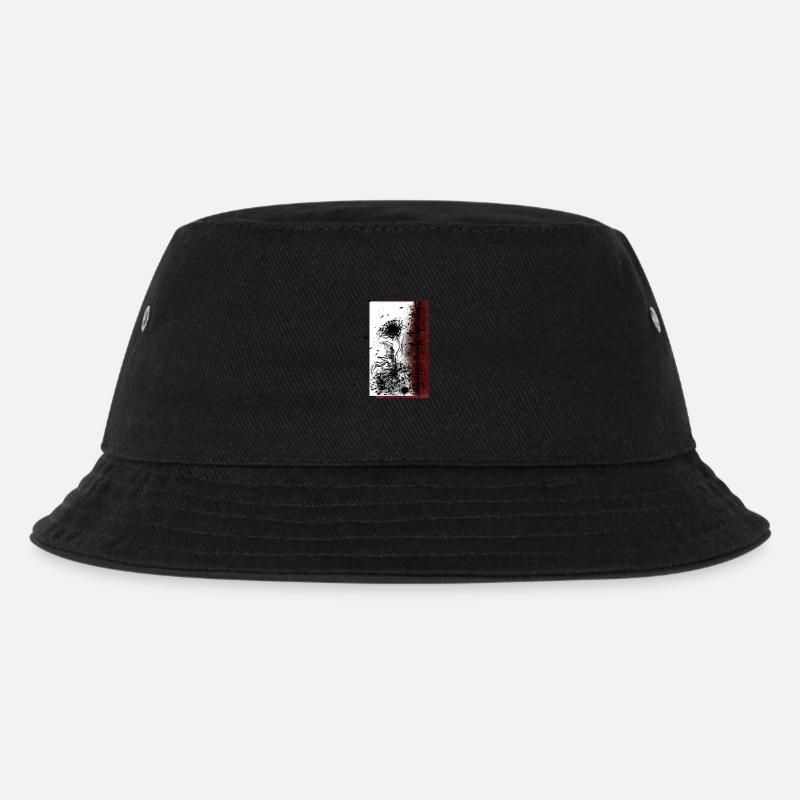 Löwenzahn - Kinder Bucket Hat - Schwarz