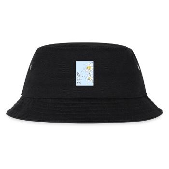 Edelweiß - Kinder Bucket Hat - Schwarz - Vorne