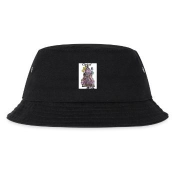 London Sketch: City Landmark Palette - Kinder Bucket Hat - Schwarz - Vorne