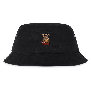 Clevere Ratte stiehlt Brot - Kinder Bucket Hat - Schwarz - Vorne