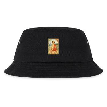Schweiz . 2 - Kinder Bucket Hat - Schwarz - Vorne
