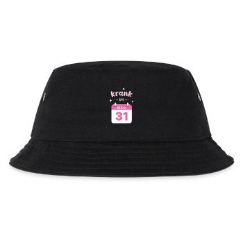 Krank bis Ende Merz - Kinder Bucket Hat - Schwarz - Vorne