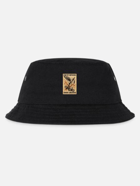 Ordnung Gefängnisse. Chaos befreit. - Kinder Bucket Hat - Schwarz