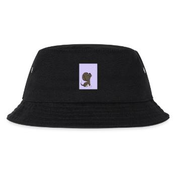 Dog and starry sky - Kids’ Bucket Hat - black - Front