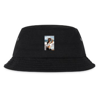 W*st*d Love Youth Beach Look - Kids’ Bucket Hat - black - Front