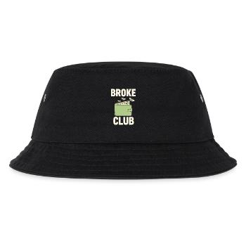 Broke Club Empty Wallet - Kids’ Bucket Hat - black - Front