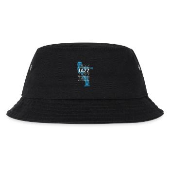 Jazzclub-Poster - Kinder Bucket Hat - Schwarz - Vorne