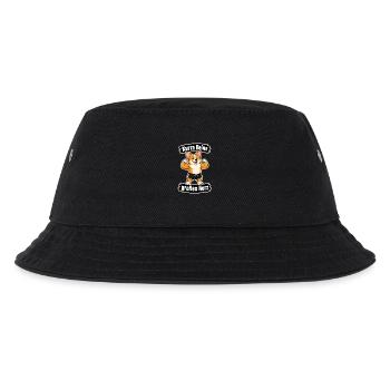 Kurze Beine, großes Herz – Corgi - Kinder Bucket Hat - Schwarz - Vorne