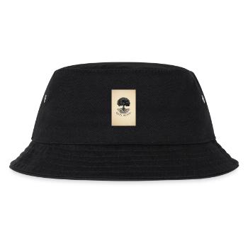 Roots Run Deep – Baum Poster Vintage - Kinder Bucket Hat - Schwarz - Vorne