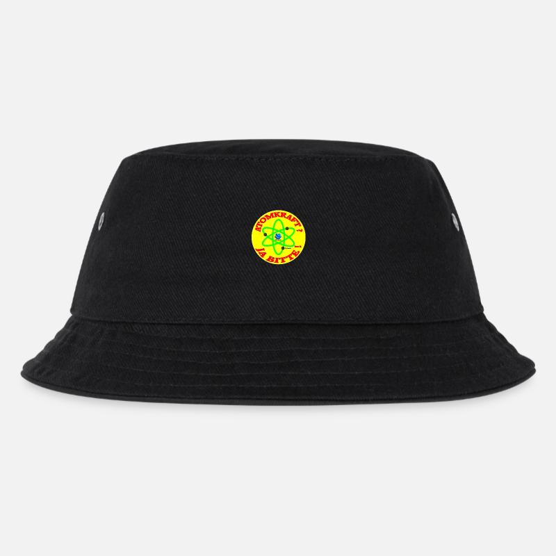 atomkraft ja bitte - Kinder Bucket Hat - Schwarz