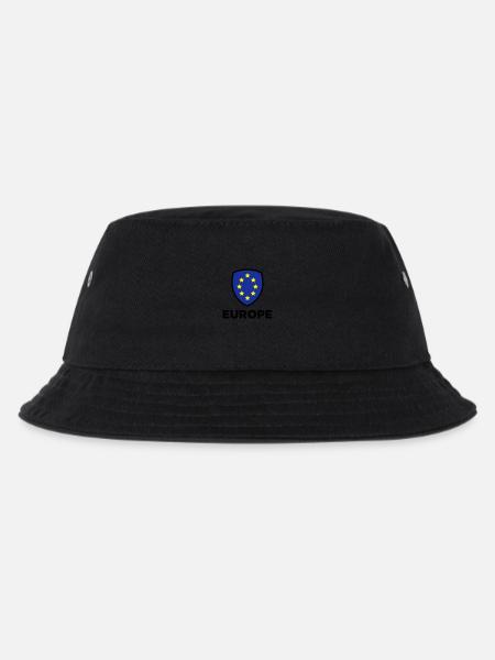 Die Unionsflagge von Europa - Kinder Bucket Hat - Schwarz