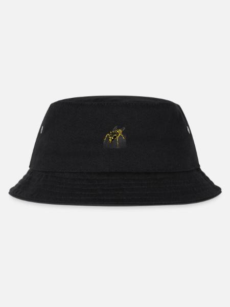 wespe - Kinder Bucket Hat - Schwarz