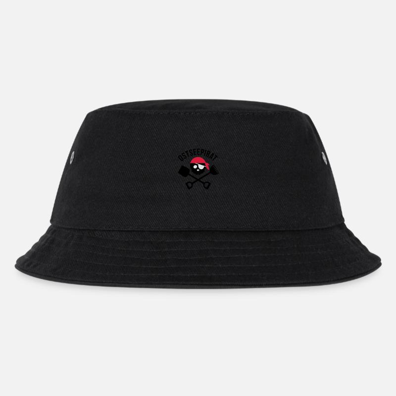 pirat ostsee - Kinder Bucket Hat - Schwarz