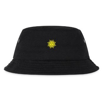 Sonnenschein - Kinder Bucket Hat - Schwarz - Vorne