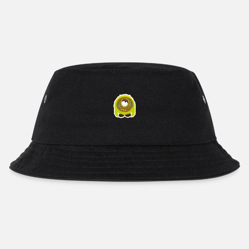 Süßes kleines hmpf Monster - Kinder Bucket Hat - Schwarz