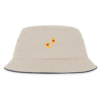 baby - Kids’ Bucket Hat - ecru/navy - Front