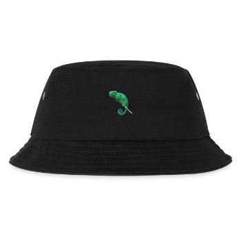 Chamäleon Chamäleons T-Shirt Geschenk Reptilien - Kinder Bucket Hat - Schwarz - Vorne